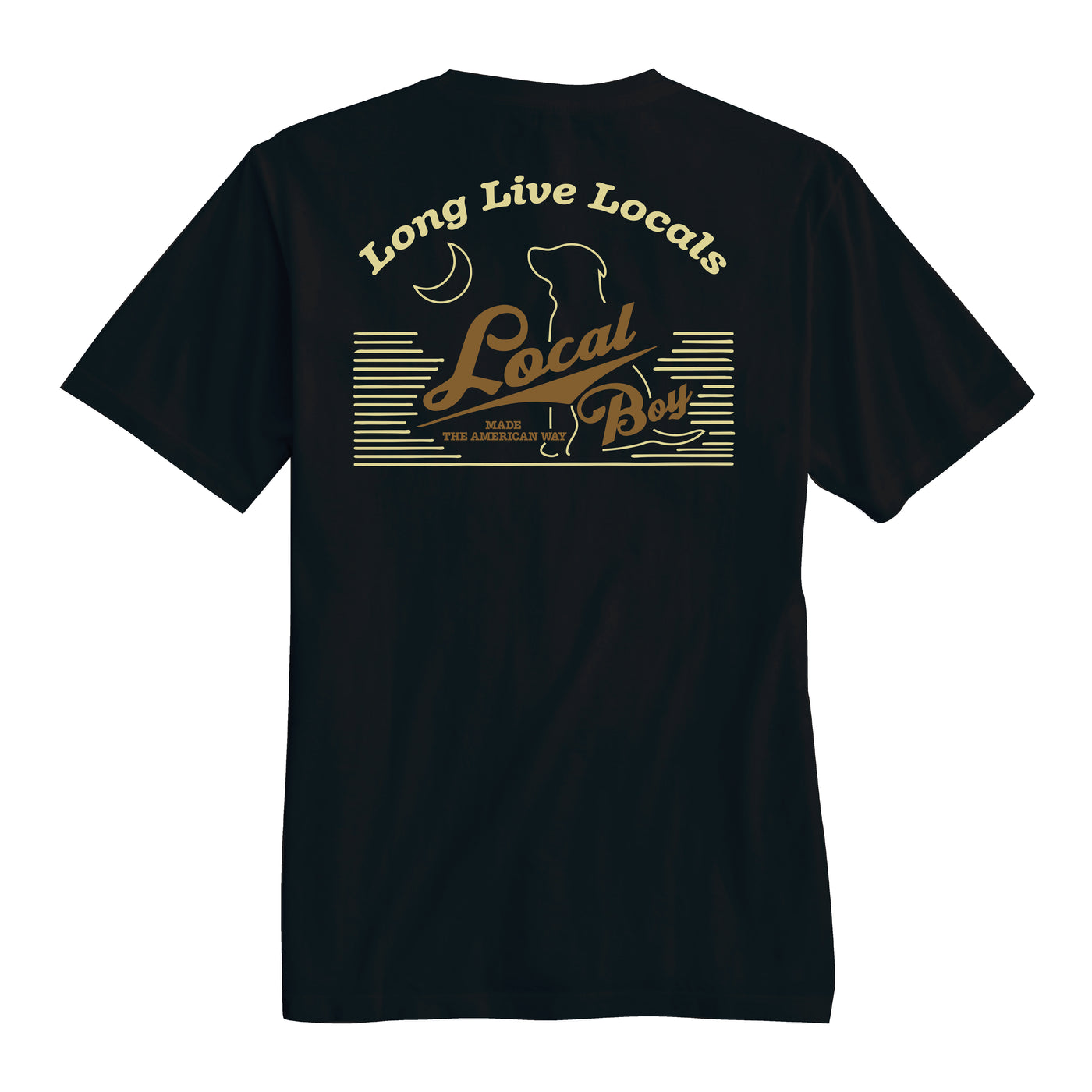Local Boy Tee- Local Lite- BLK