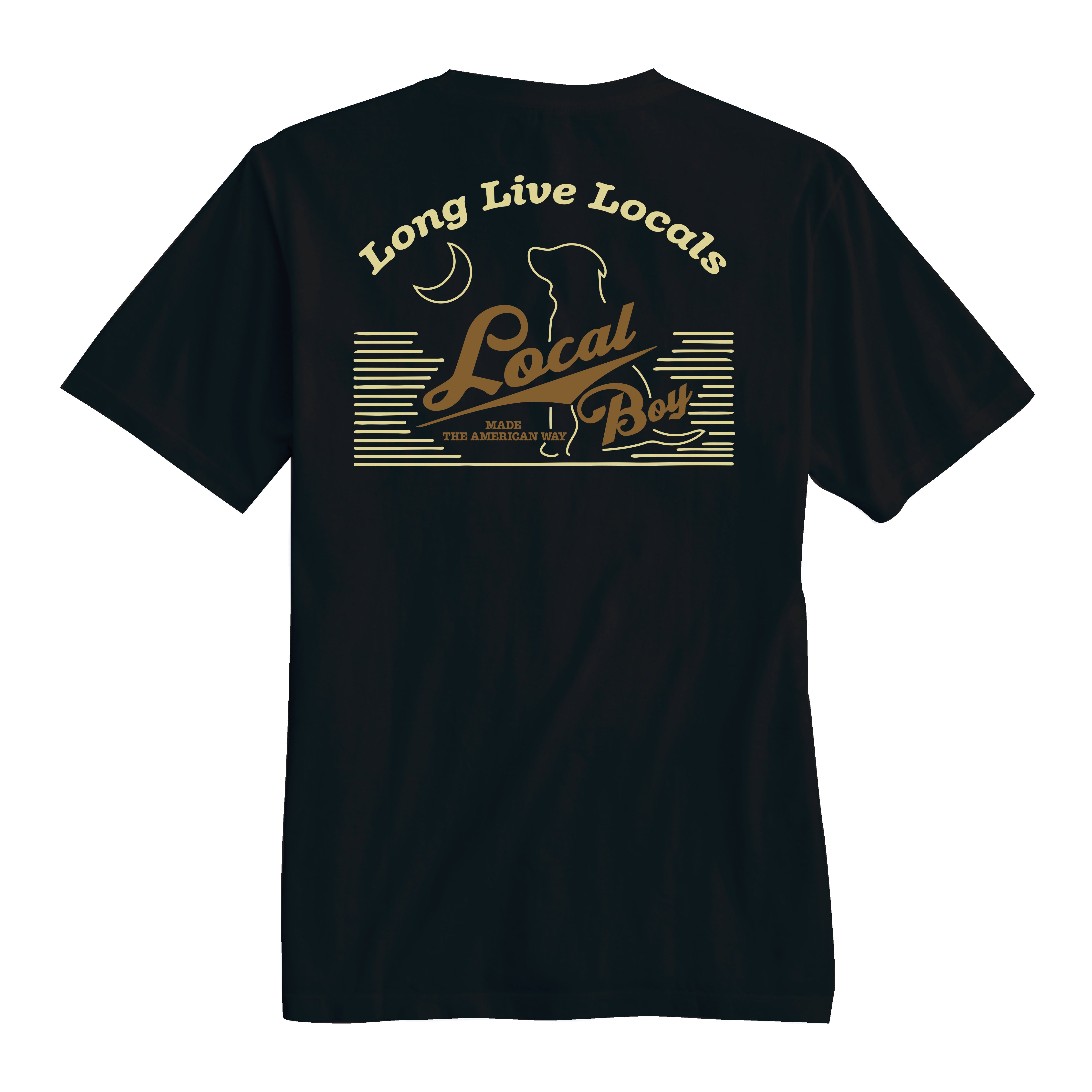 Local Boy Tee- Local Lite- BLK