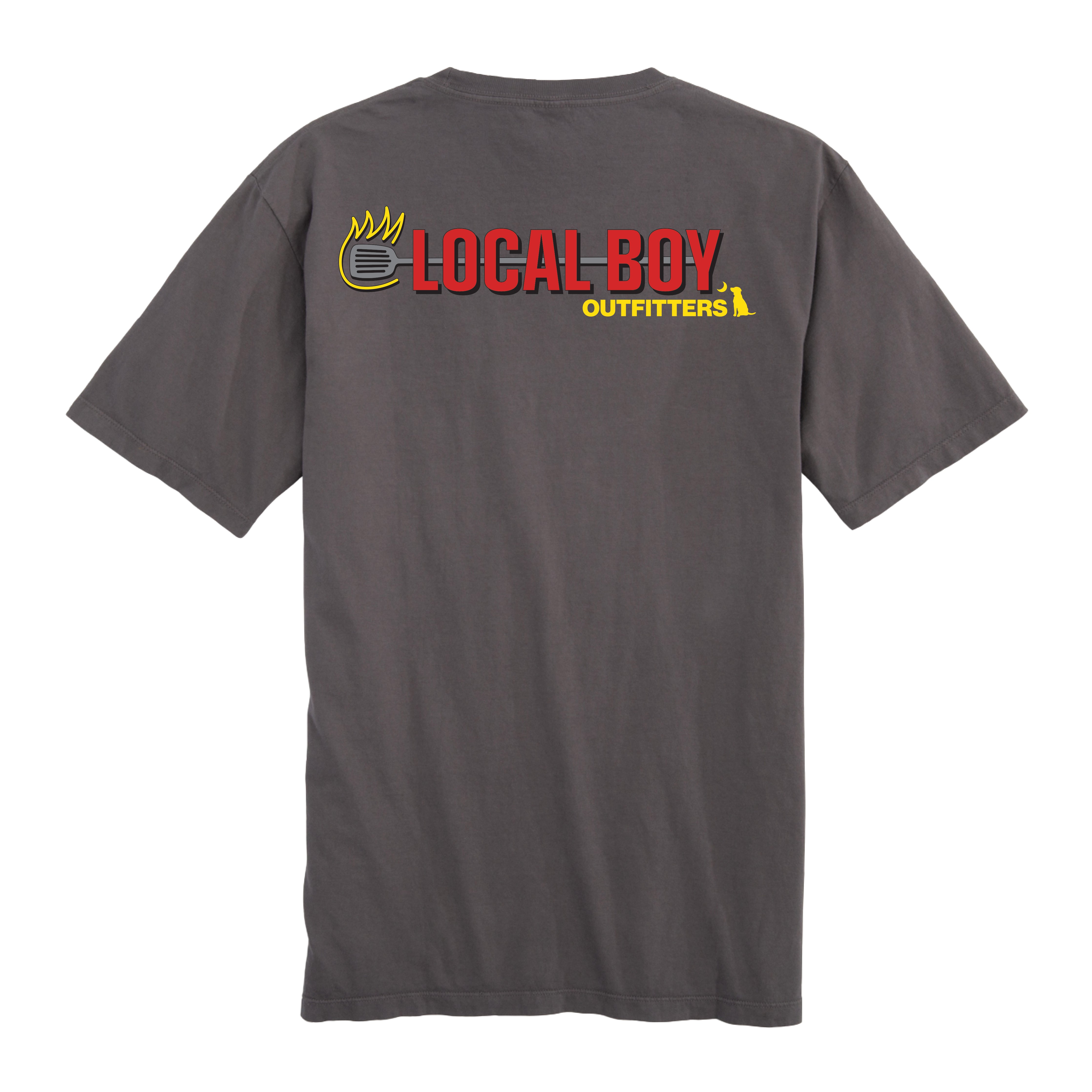 Local Boy Tee- Local Grill- GRY