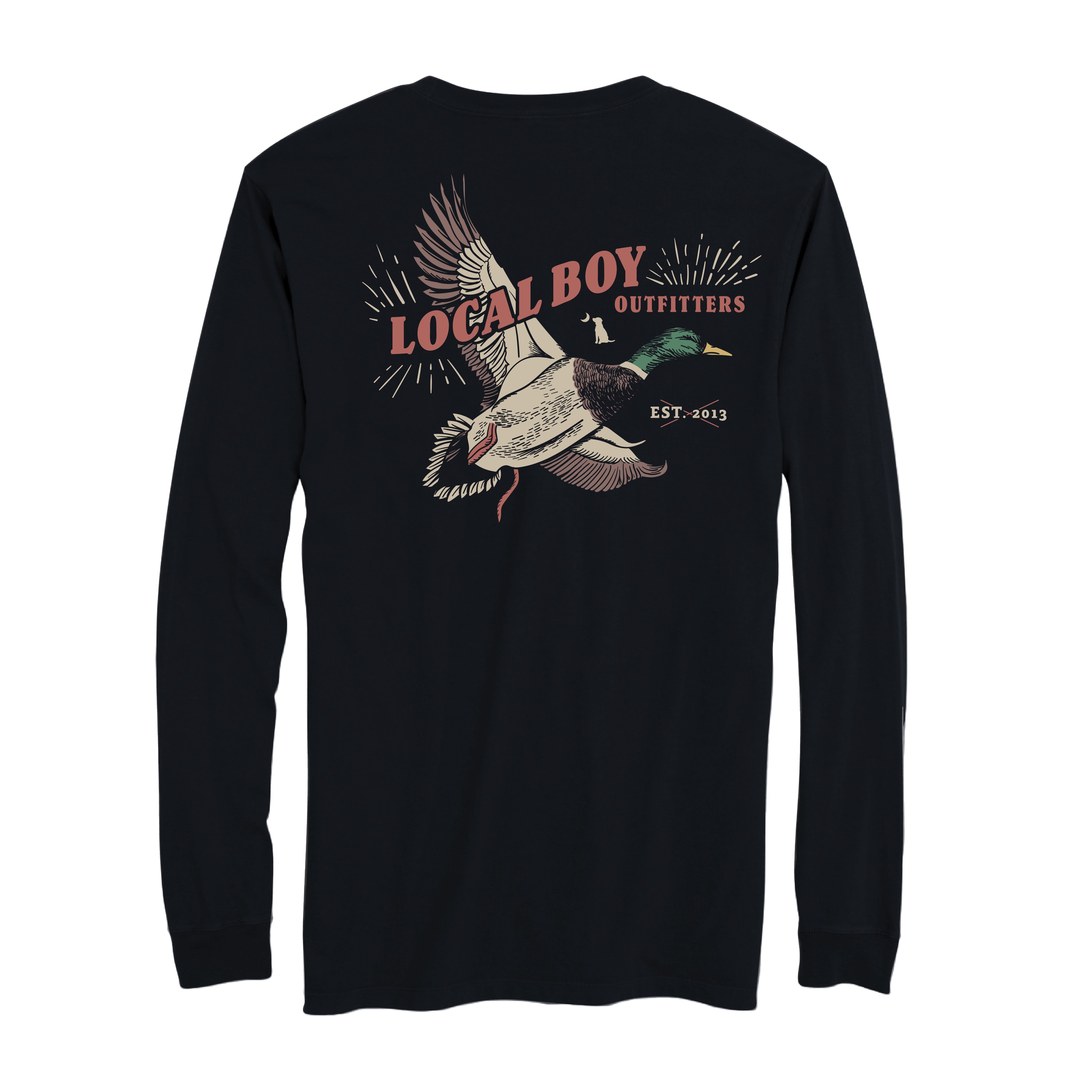 Local Boy LS Tee- Mallard Blask- BLK
