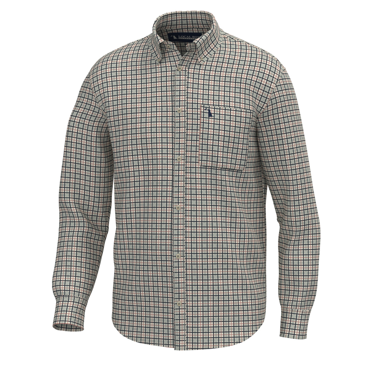 Local Boy Faulk Dress Shirt- GRRB