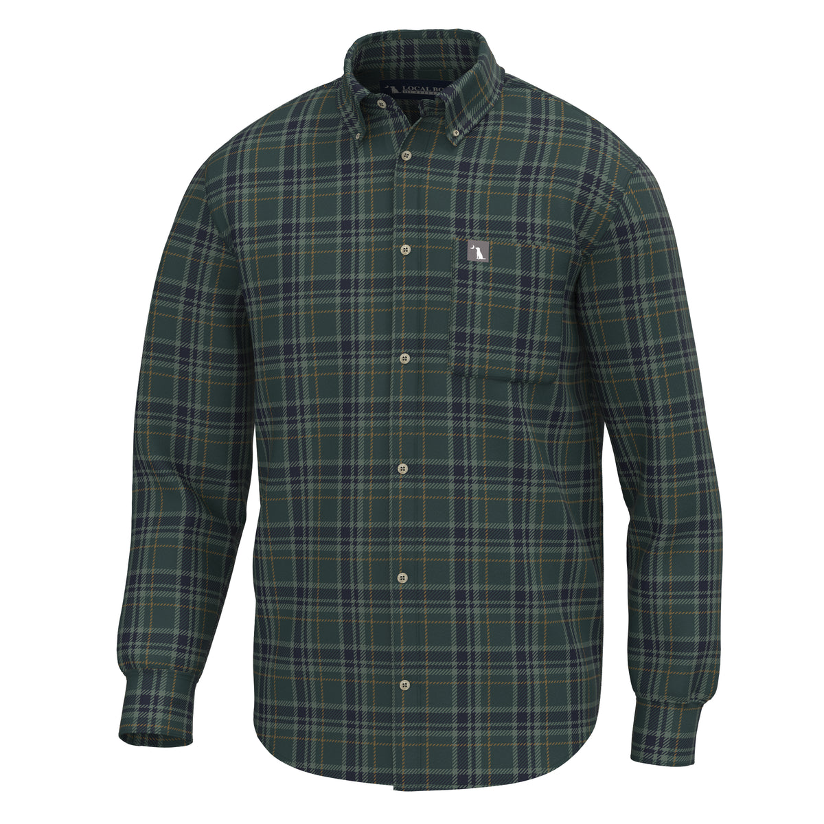 Local Boy Youth Powers Stretch Flannel-SNC