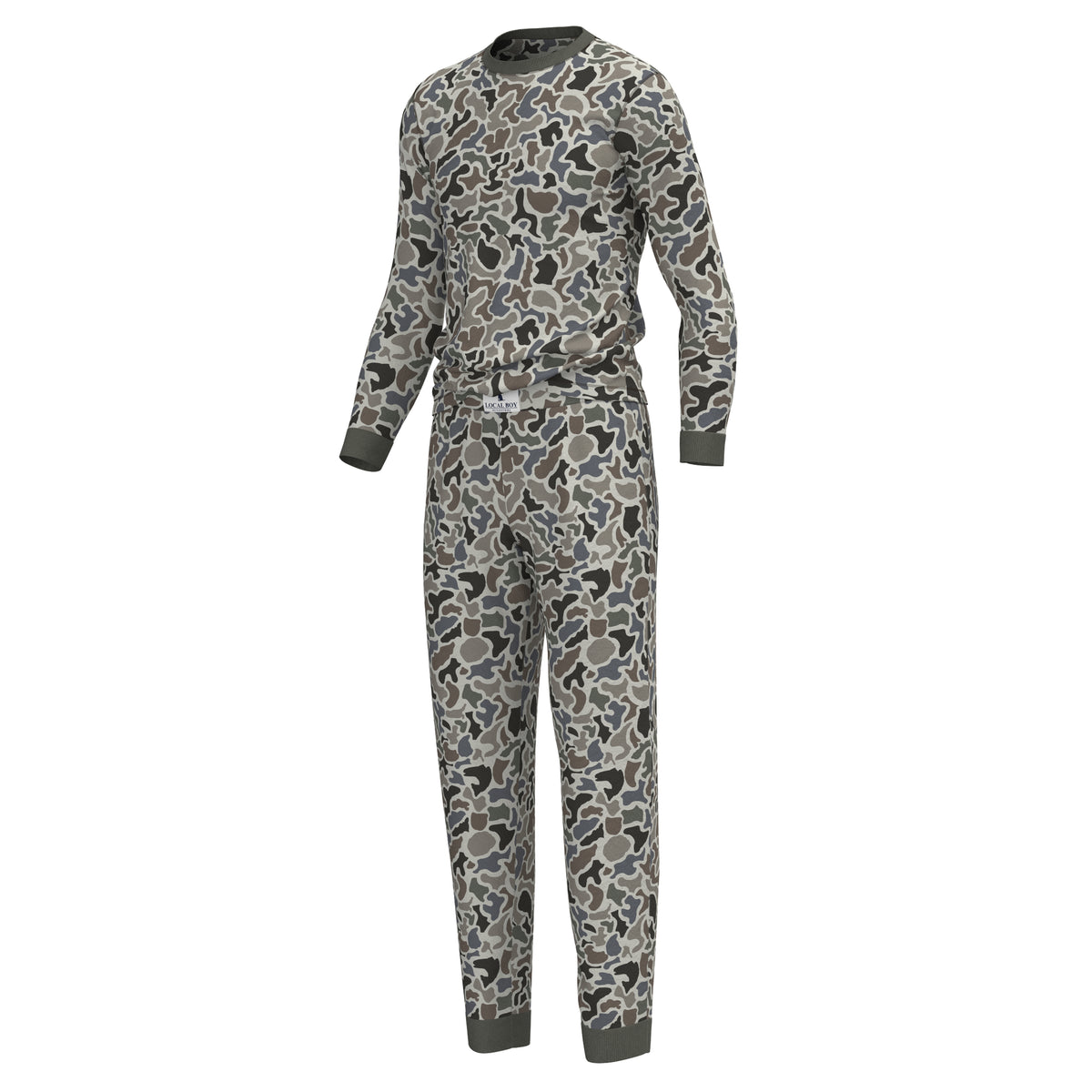 Local Boy Toddler Rib Pajama Set- LCF