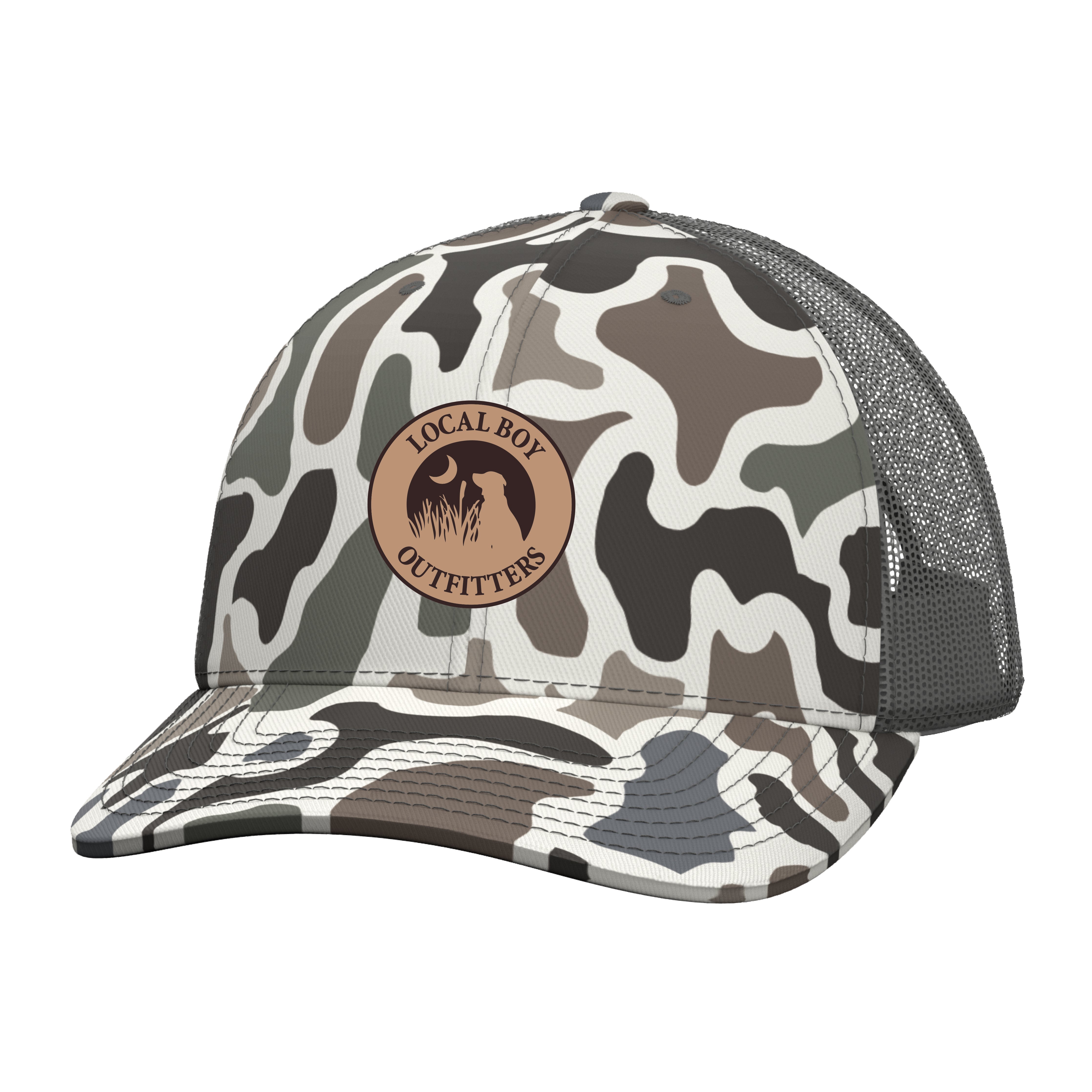 Local Boy Trucker Hat- Leather Patch- LCF
