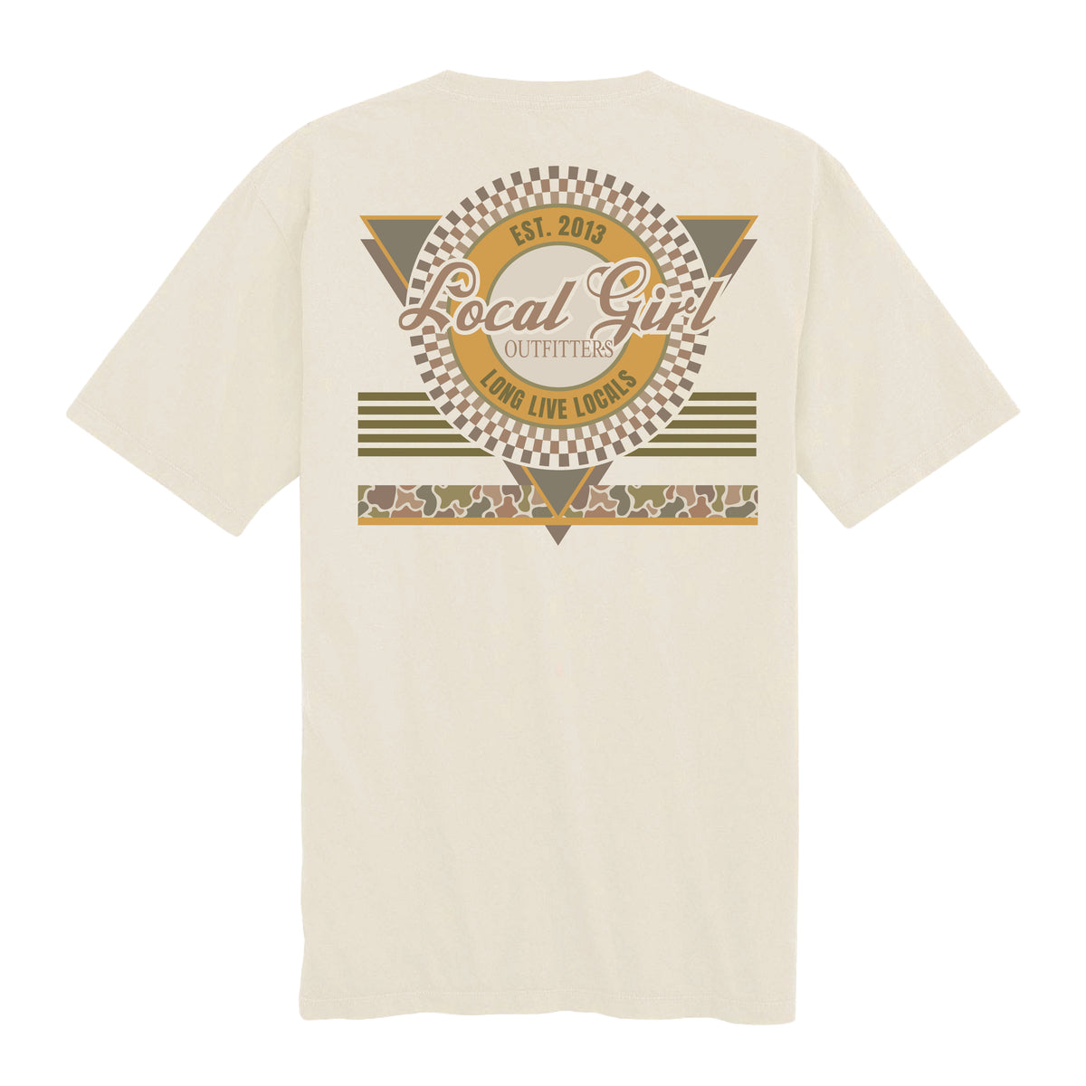 Local Girl Youth Tee- Retro Triangle FCD