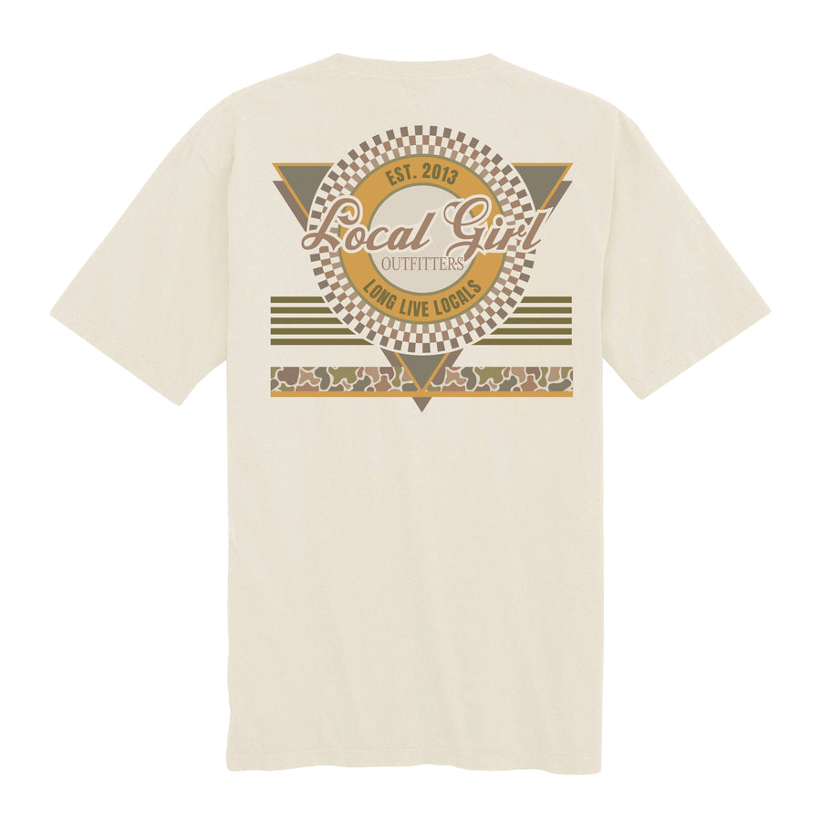 Local Girl Youth Tee- Retro Triangle FCD