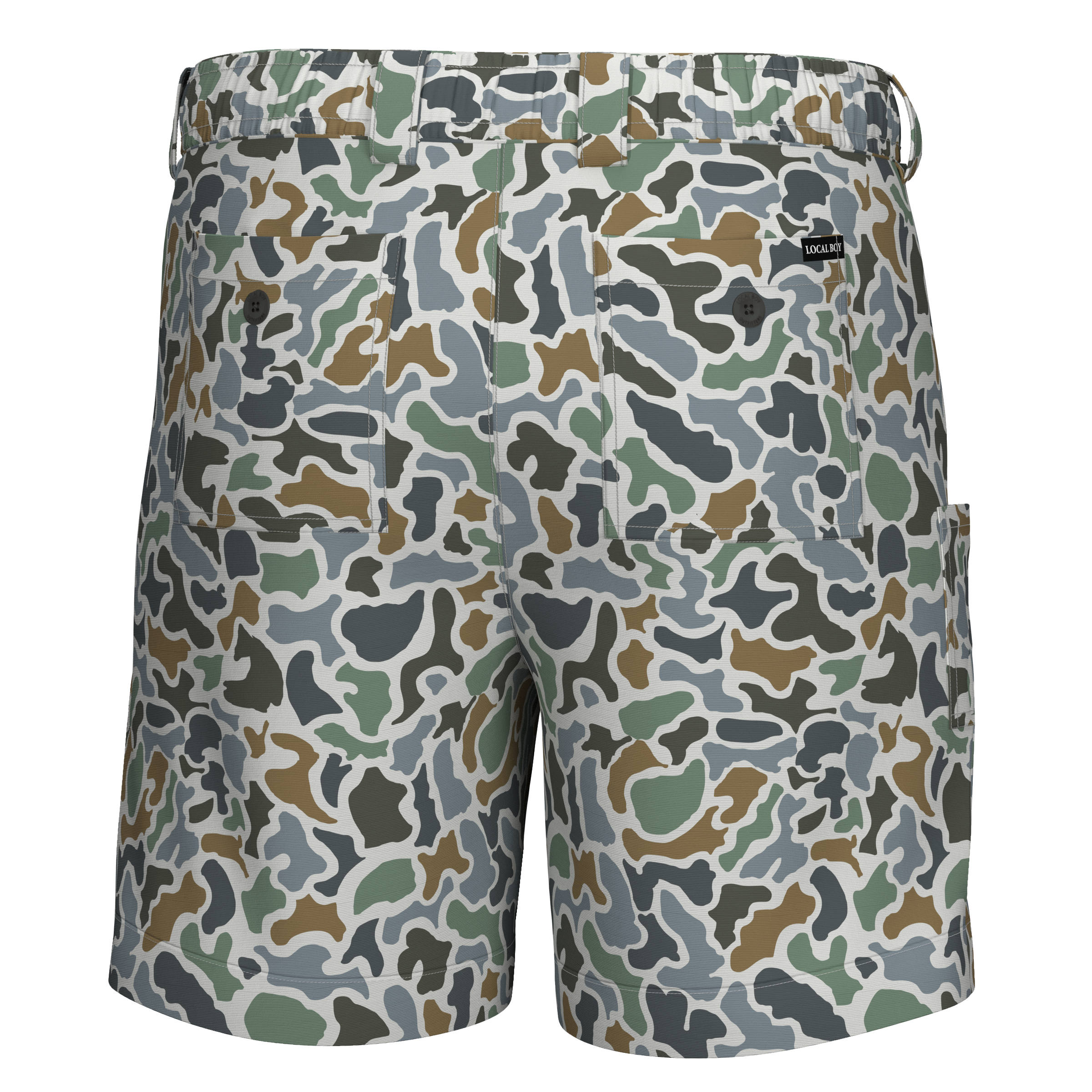Local Boy Men's Chum Shorts- Localflage Bluff