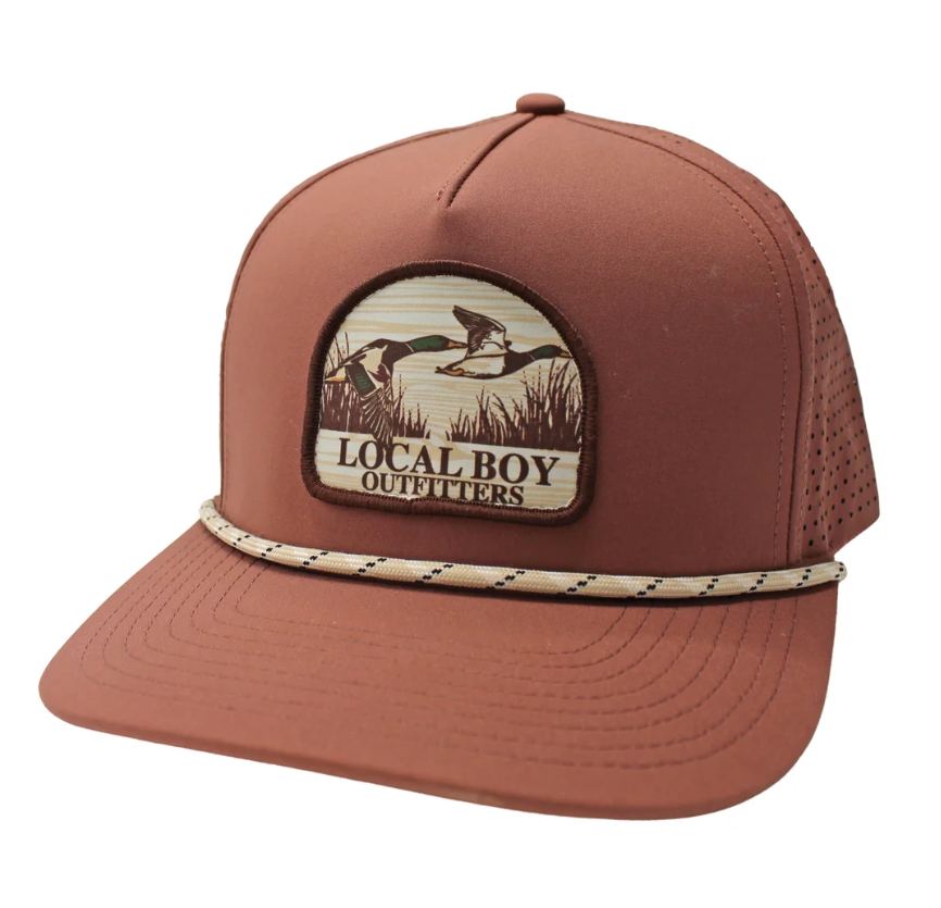 Local Boy Perforated Rope Hat- Mallard Marsh - BRC