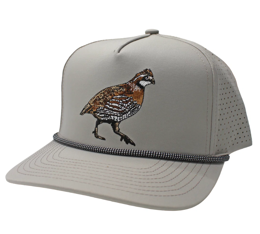 Local Boy Perforated Rope Hat- Quail- LGY