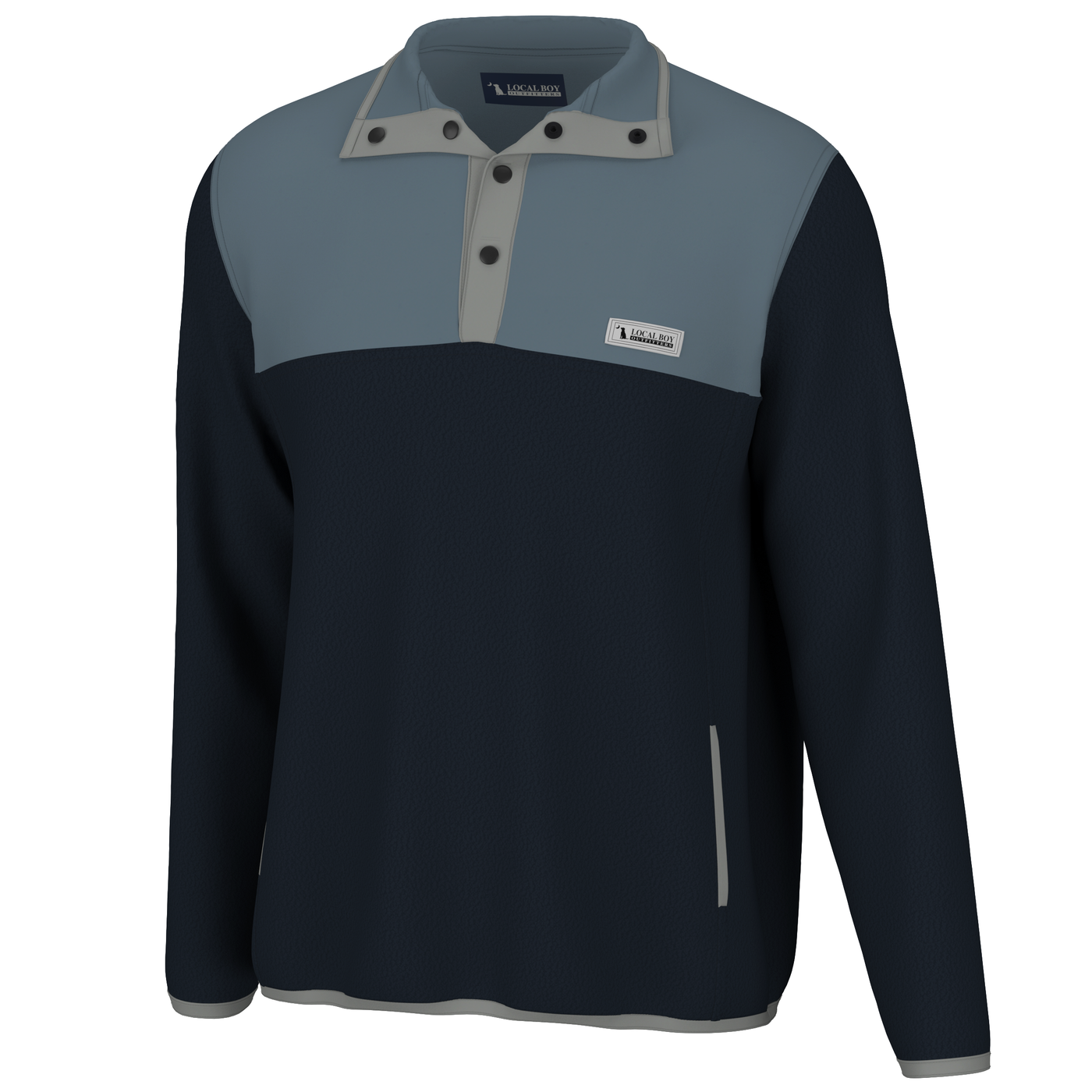 Local Boy Youth Two Tone Quarter Snap- NLB