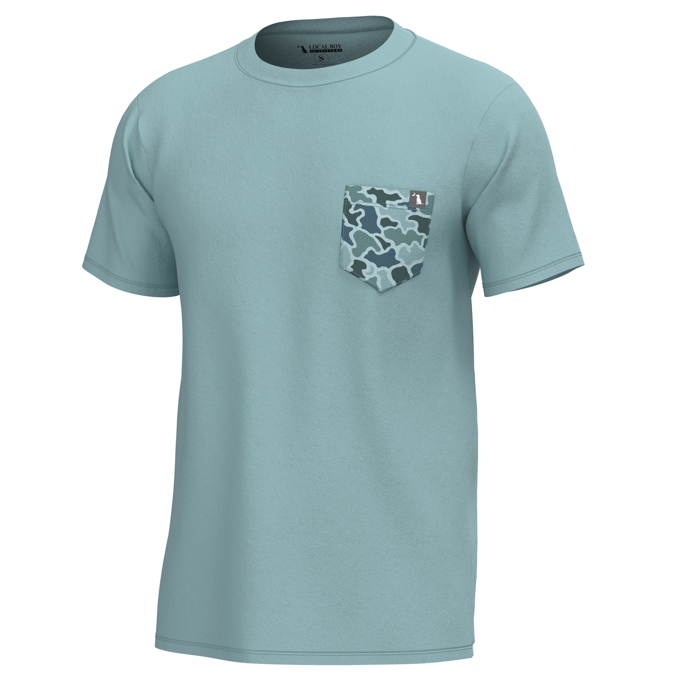 Local Boy Heather Blend SS Crew- MDMC