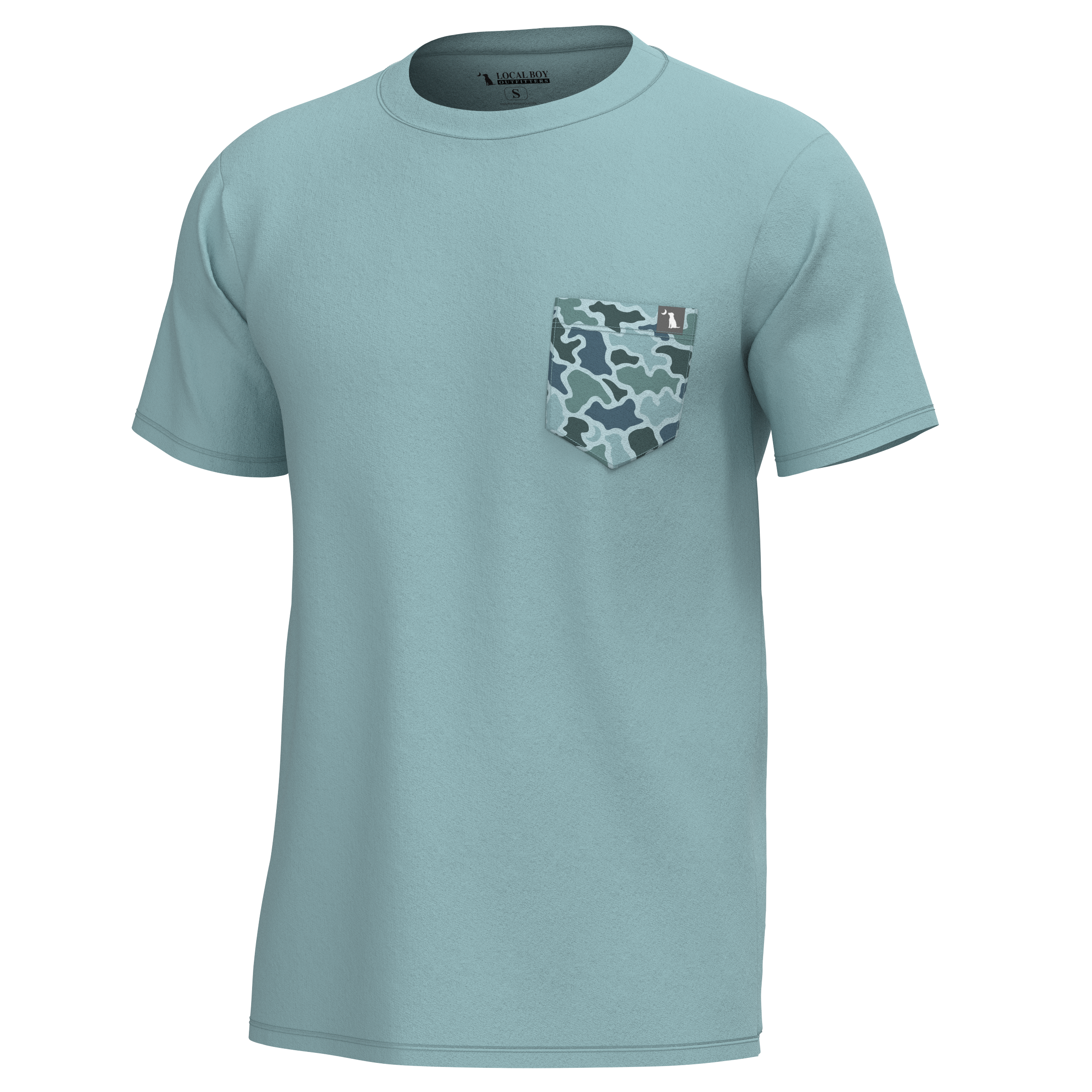 Local Boy Heather Blend SS Crew- MDMC
