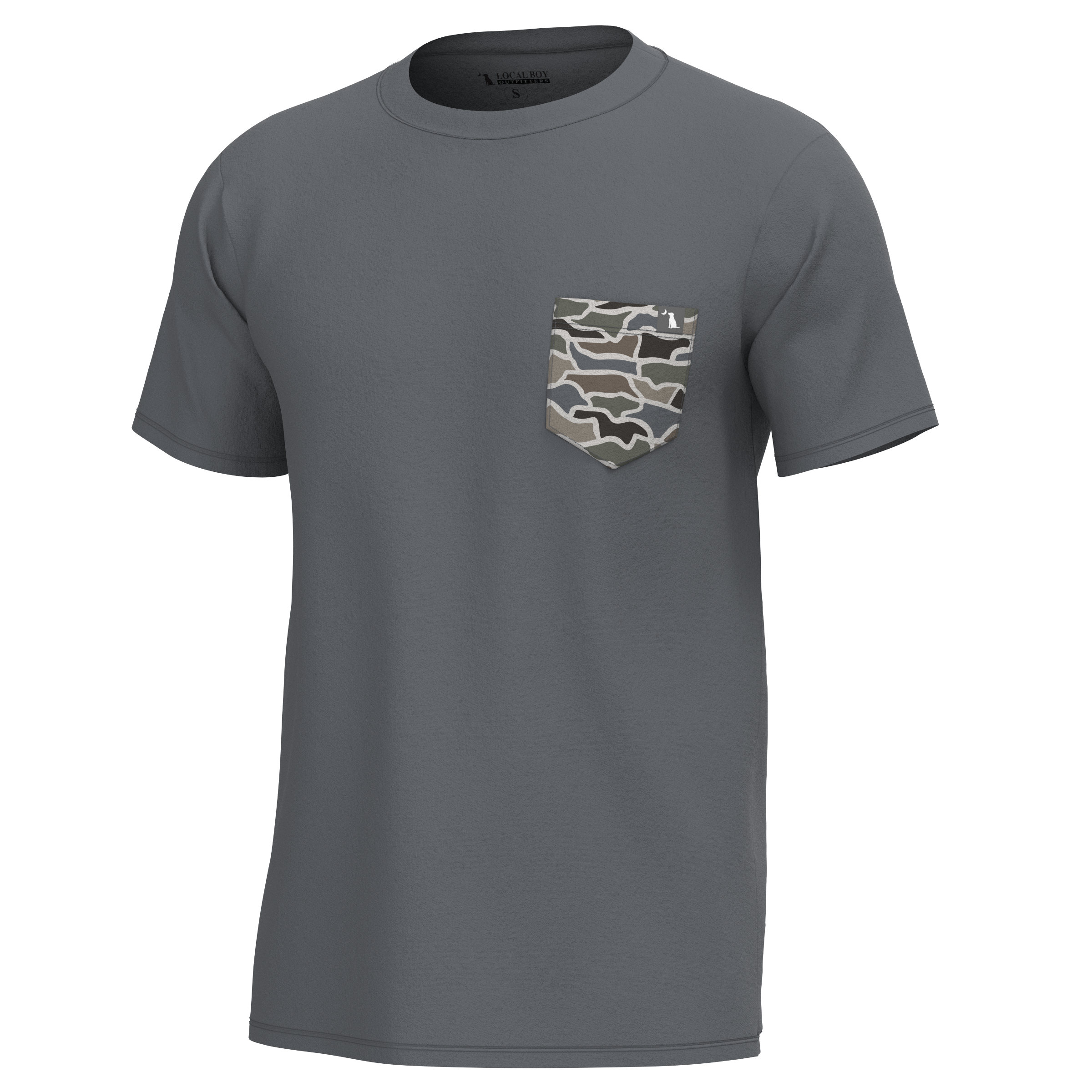 Local Boy Heather Blend SS Crew- GCO