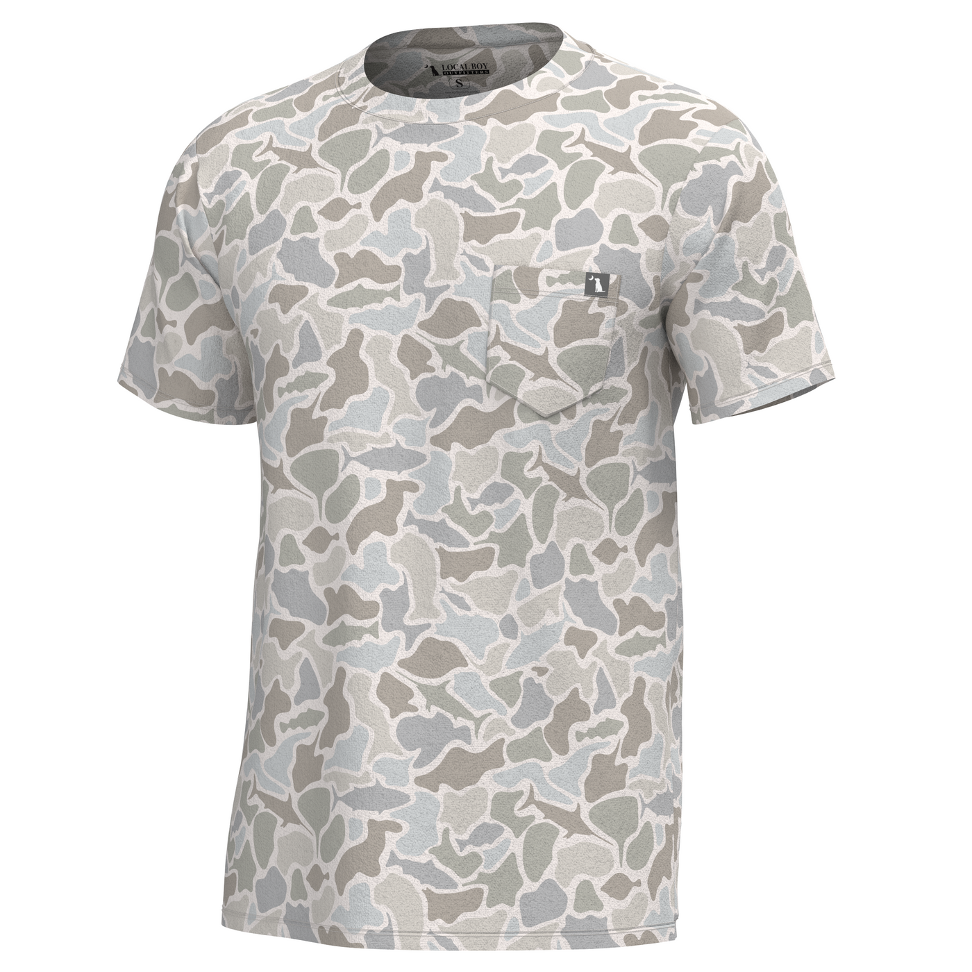 Local Boy Heather Blend SS Crew- SWC