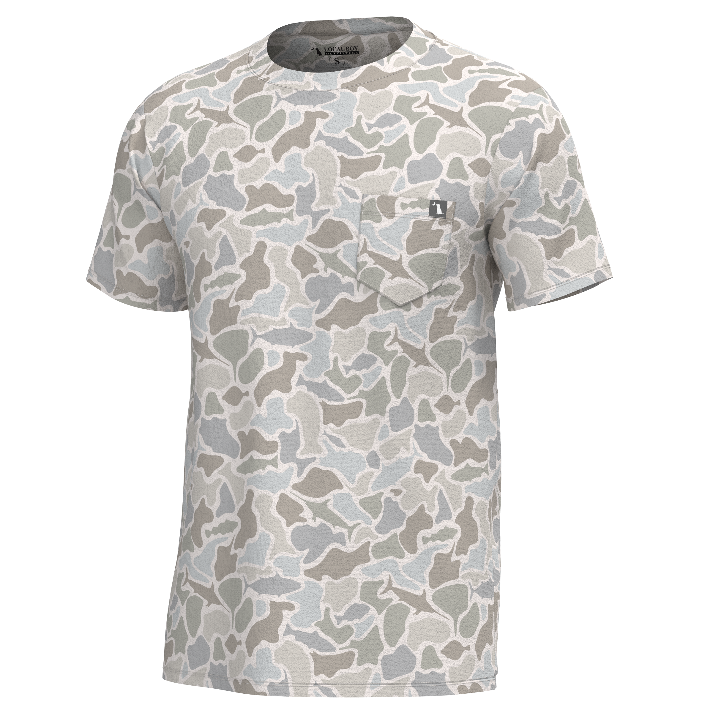 Local Boy Heather Blend SS Crew- SWC