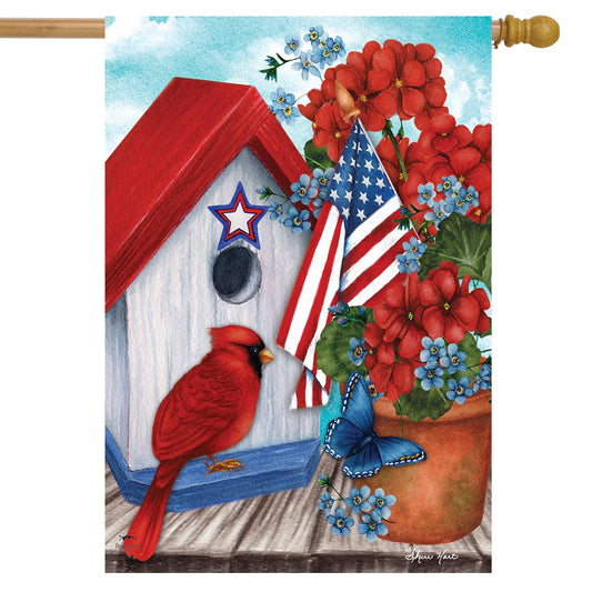 American Cardinal House Flag - Mercantile213