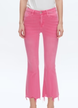 Bayeas High Rise Crop Jeans - BYF1102 RAZ - Mercantile213