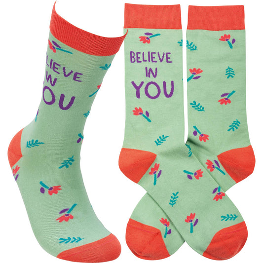 Believe In You Socks - Mercantile213