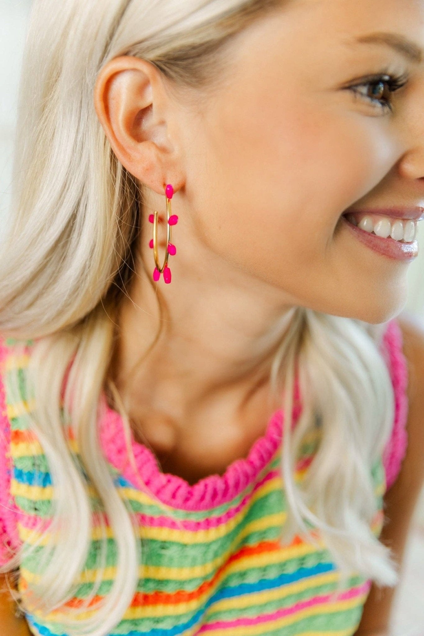 Bianca Hoops: Blue - Mercantile213