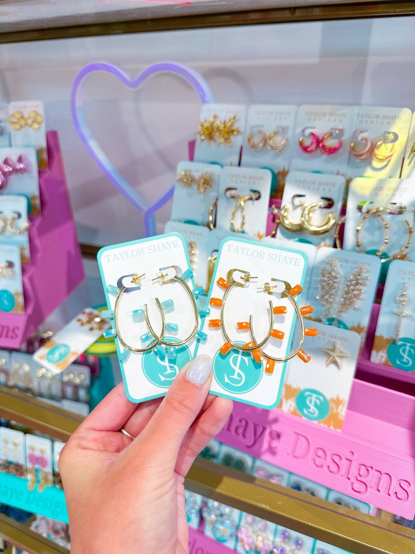 Bianca Hoops: Blue - Mercantile213