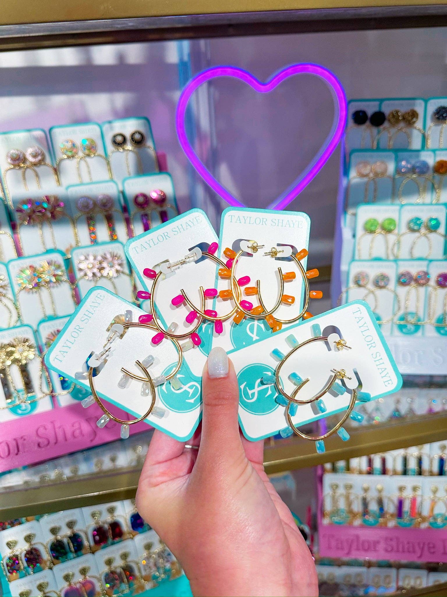 Bianca Hoops: Blue - Mercantile213