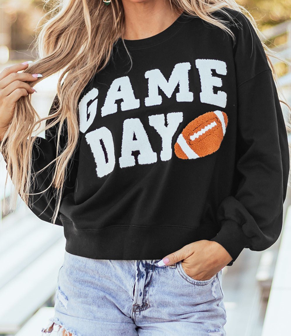 Black Game Day Sweatshirt - Mercantile213