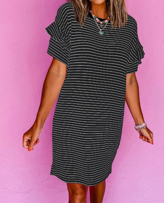 Black/White TShirt Dress - Mercantile213