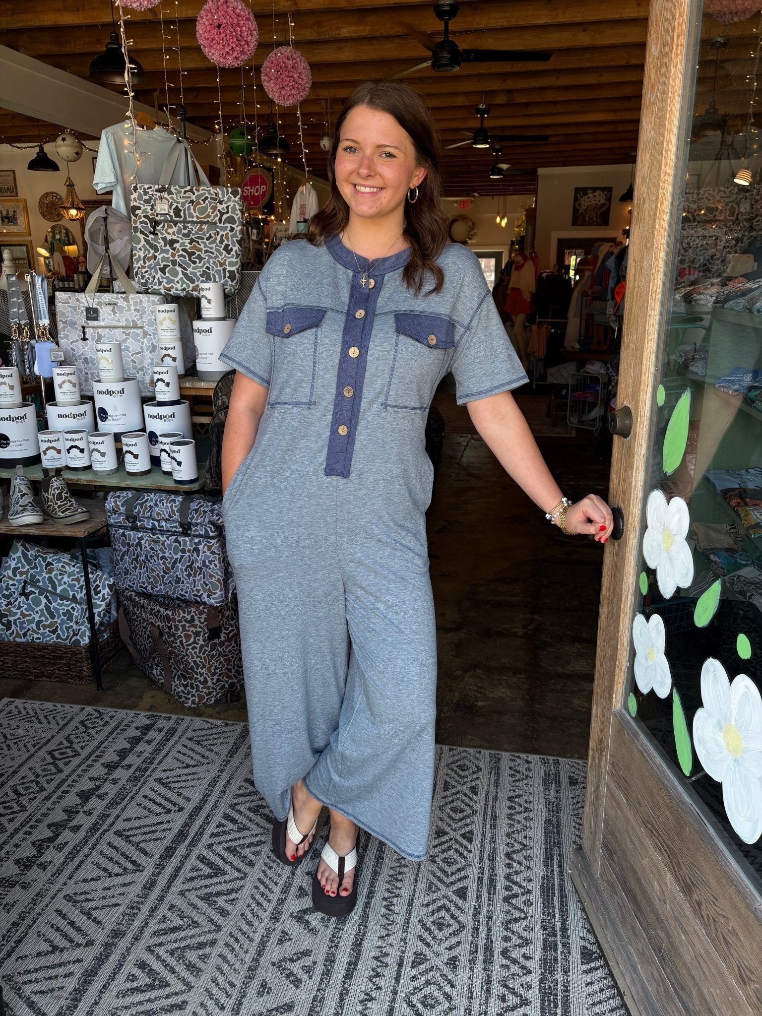 Blue 1Pc Jumpsuit - Mercantile213