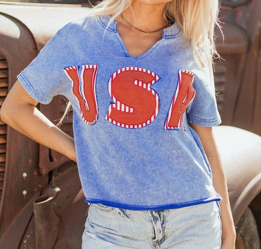 Blue USA Tee - Mercantile213