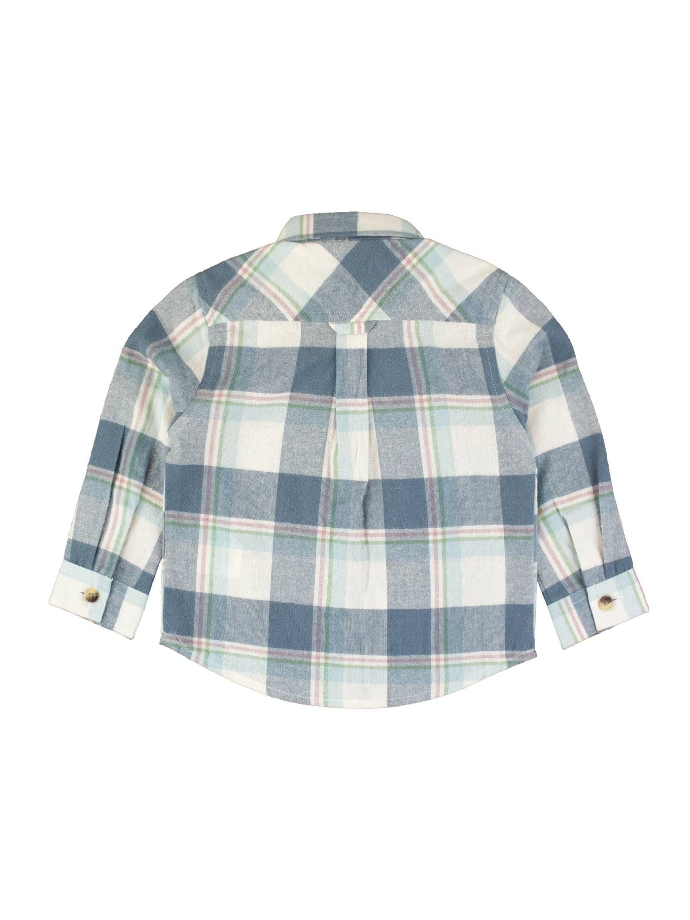Boys Alpine Plaid Flannel Long Sleeve Button Down Shirt - Mercantile213