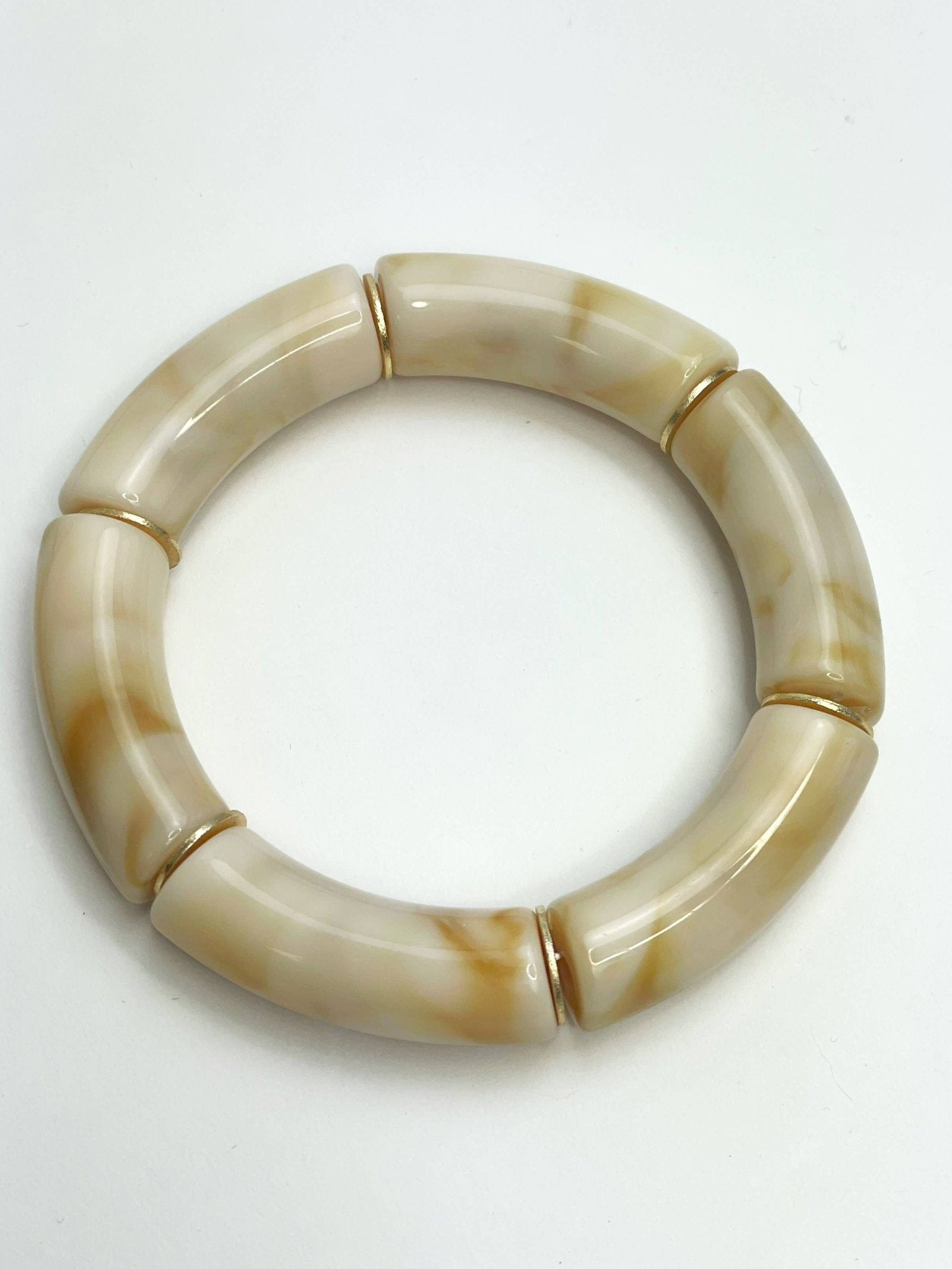 Candy Bracelets: Black with Gold Splatter - Mercantile213