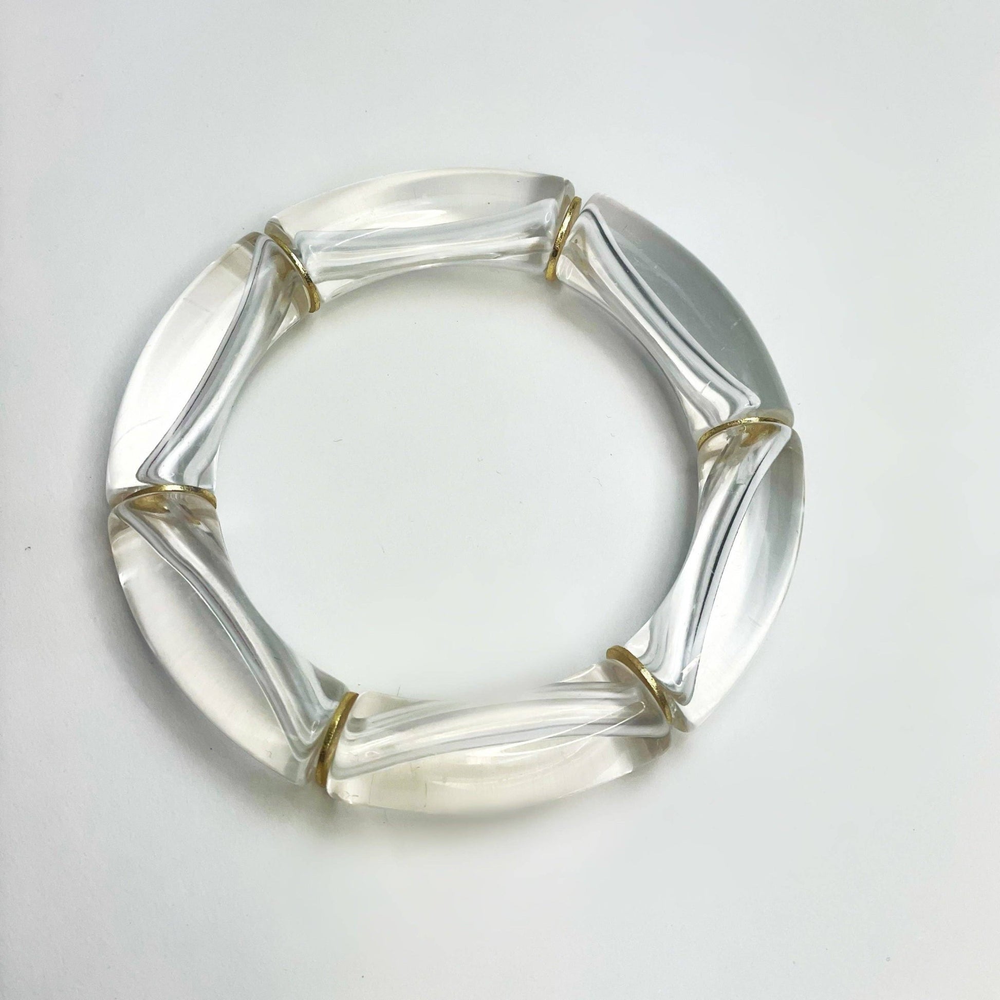 Candy Bracelets: Black with Gold Splatter - Mercantile213