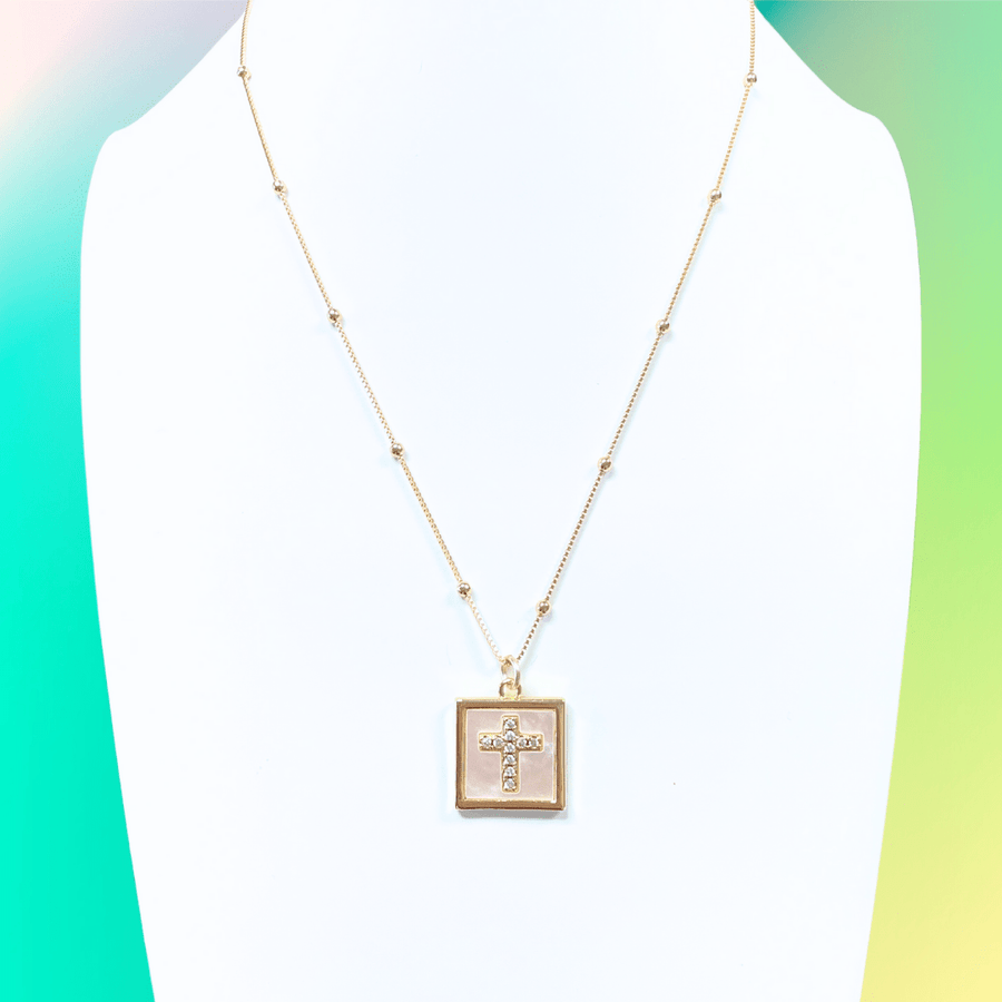 Channing Cross Necklace - Mercantile213