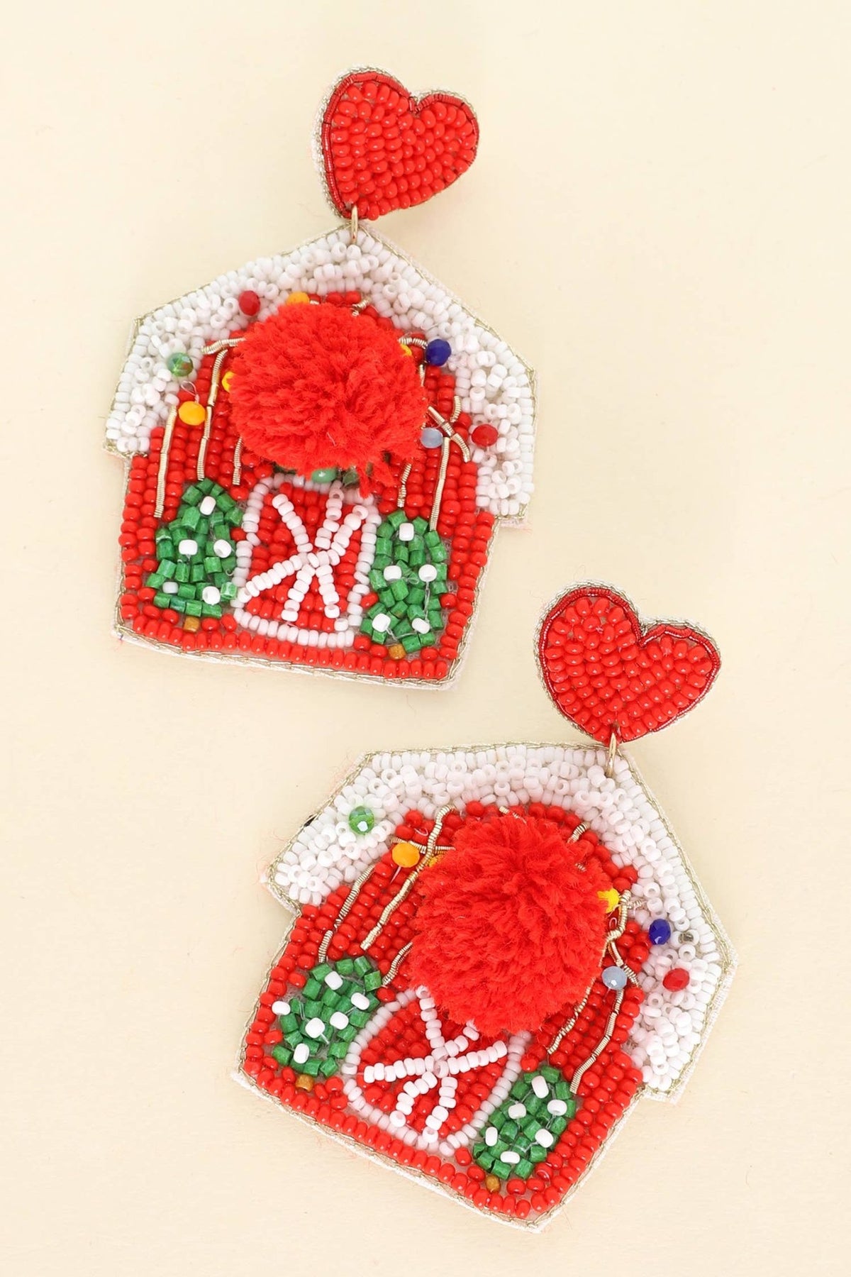 Christmas Barn Earrings - Mercantile213