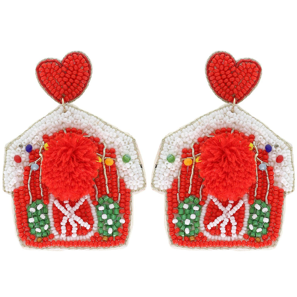Christmas Barn Earrings - Mercantile213