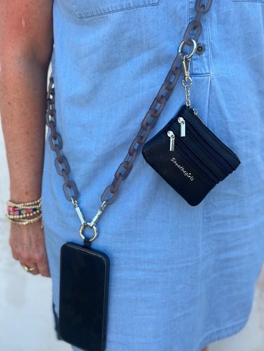 Clip & Go Black Chain with Black Pouch - Mercantile213