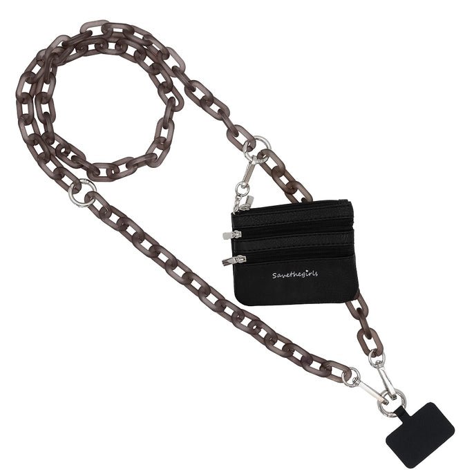 Clip & Go Black Chain with Black Pouch - Mercantile213