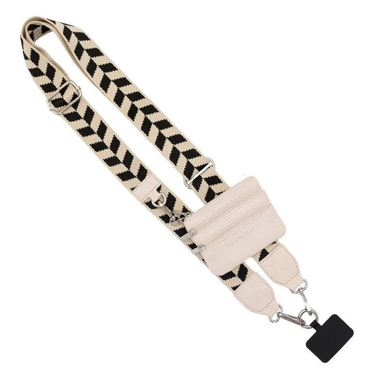 Clip & Go Black/Cream Chevron - Mercantile213