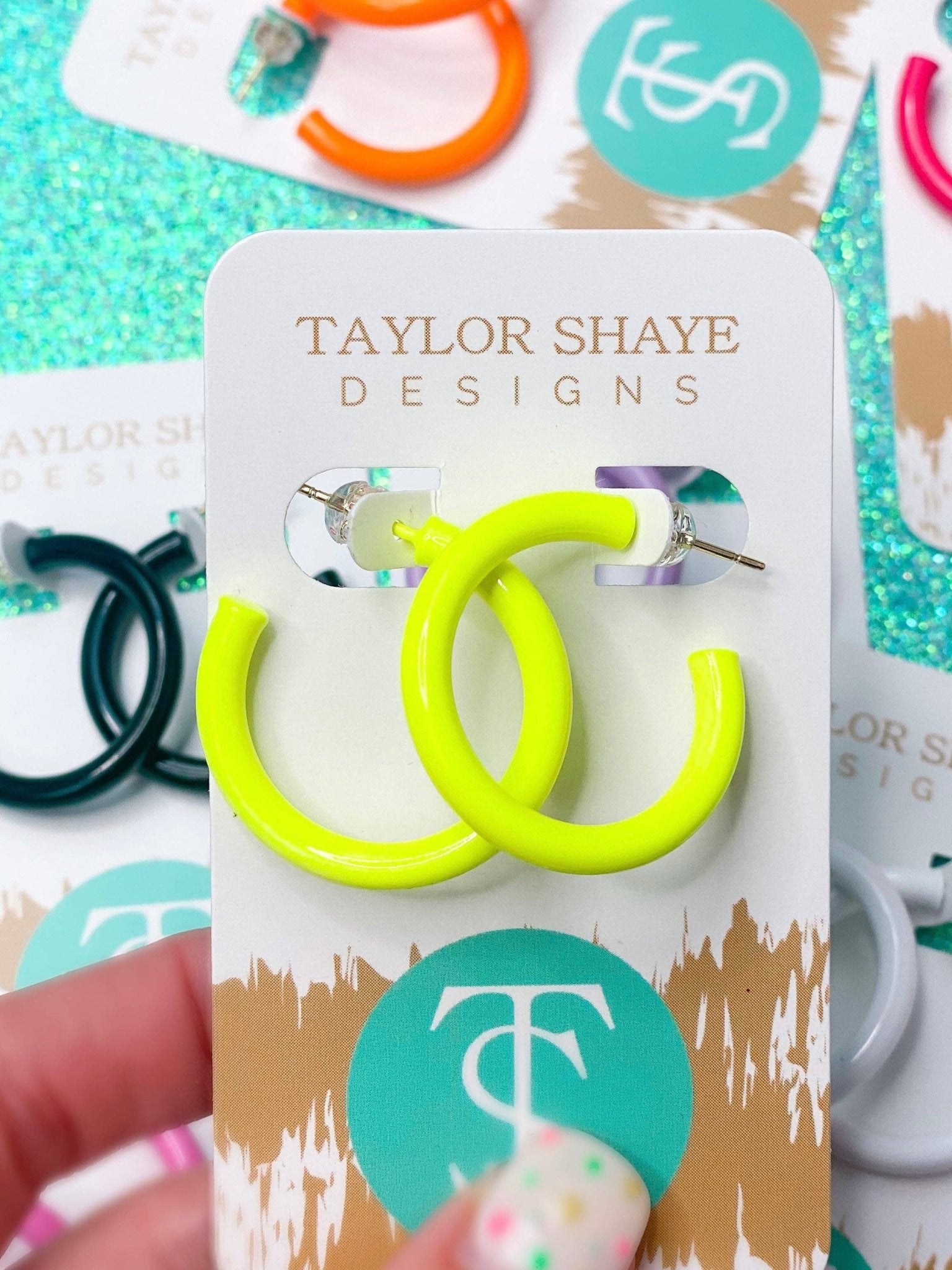 Colorful Enamel Hoops - Mercantile213