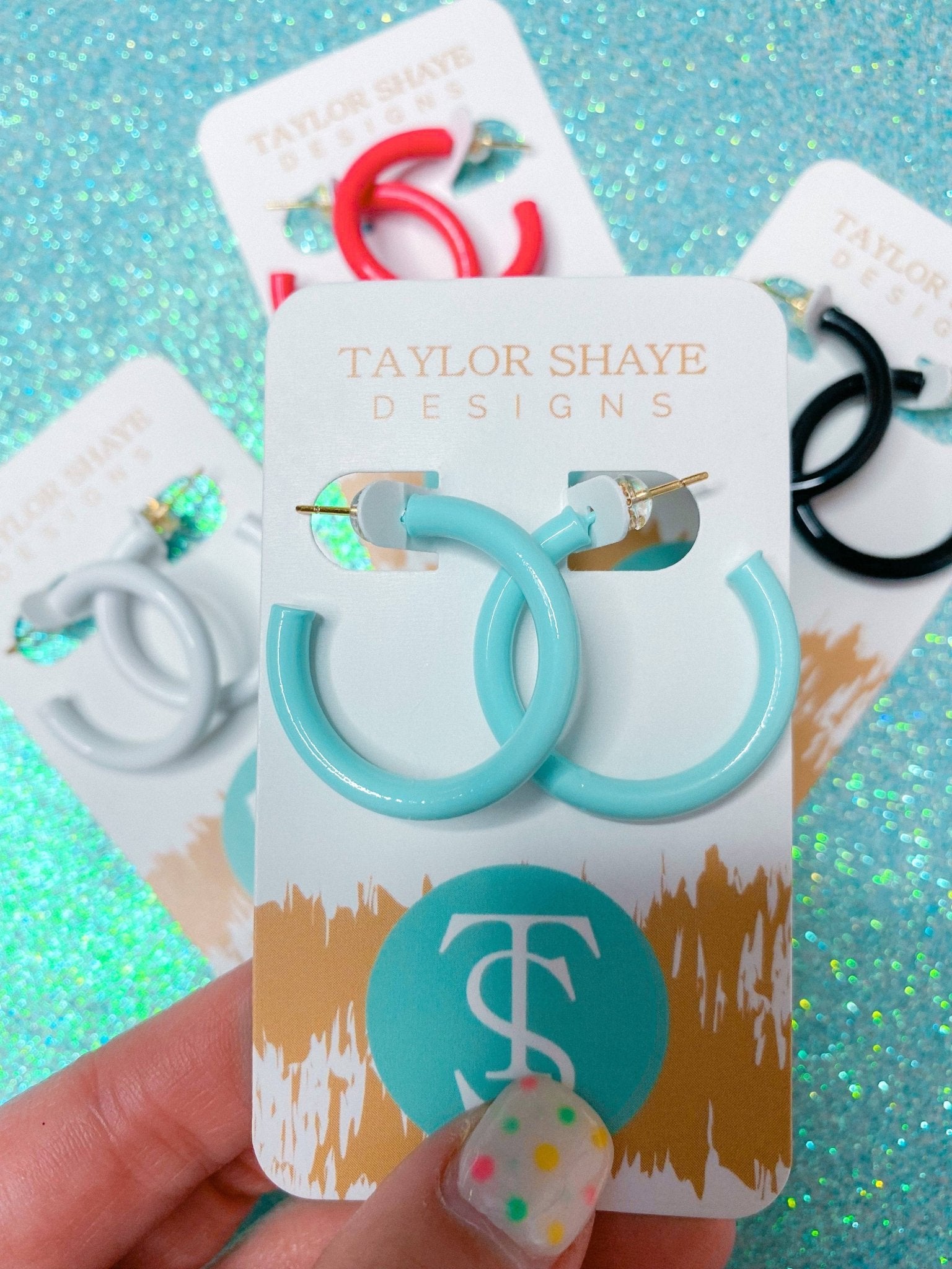 Colorful Enamel Hoops - Mercantile213