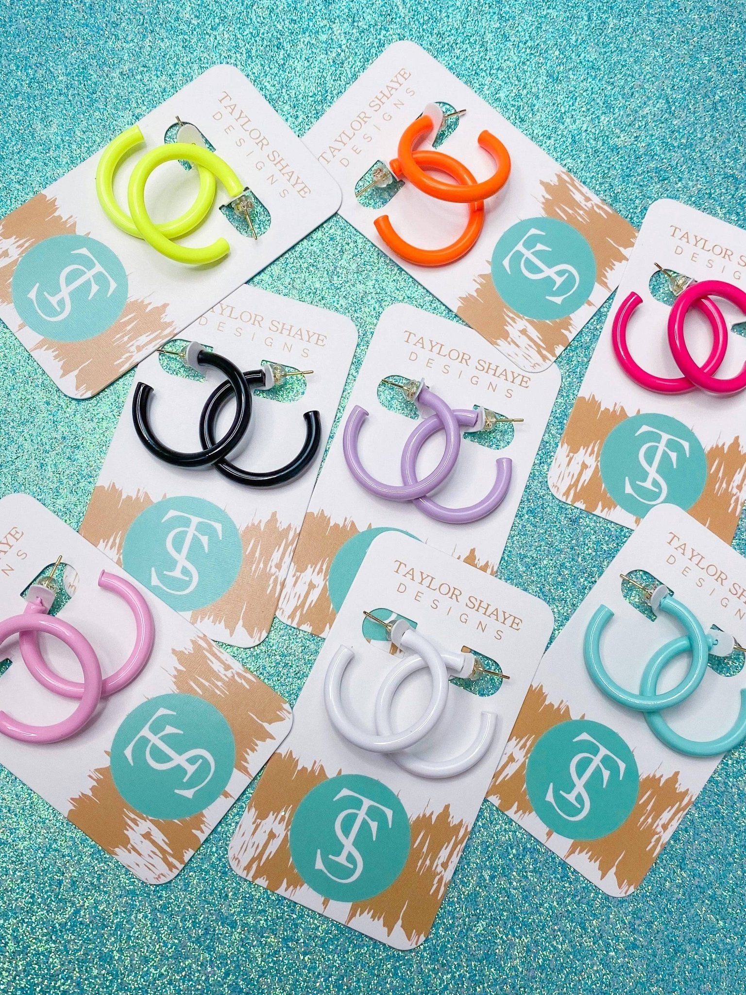Colorful Enamel Hoops - Mercantile213