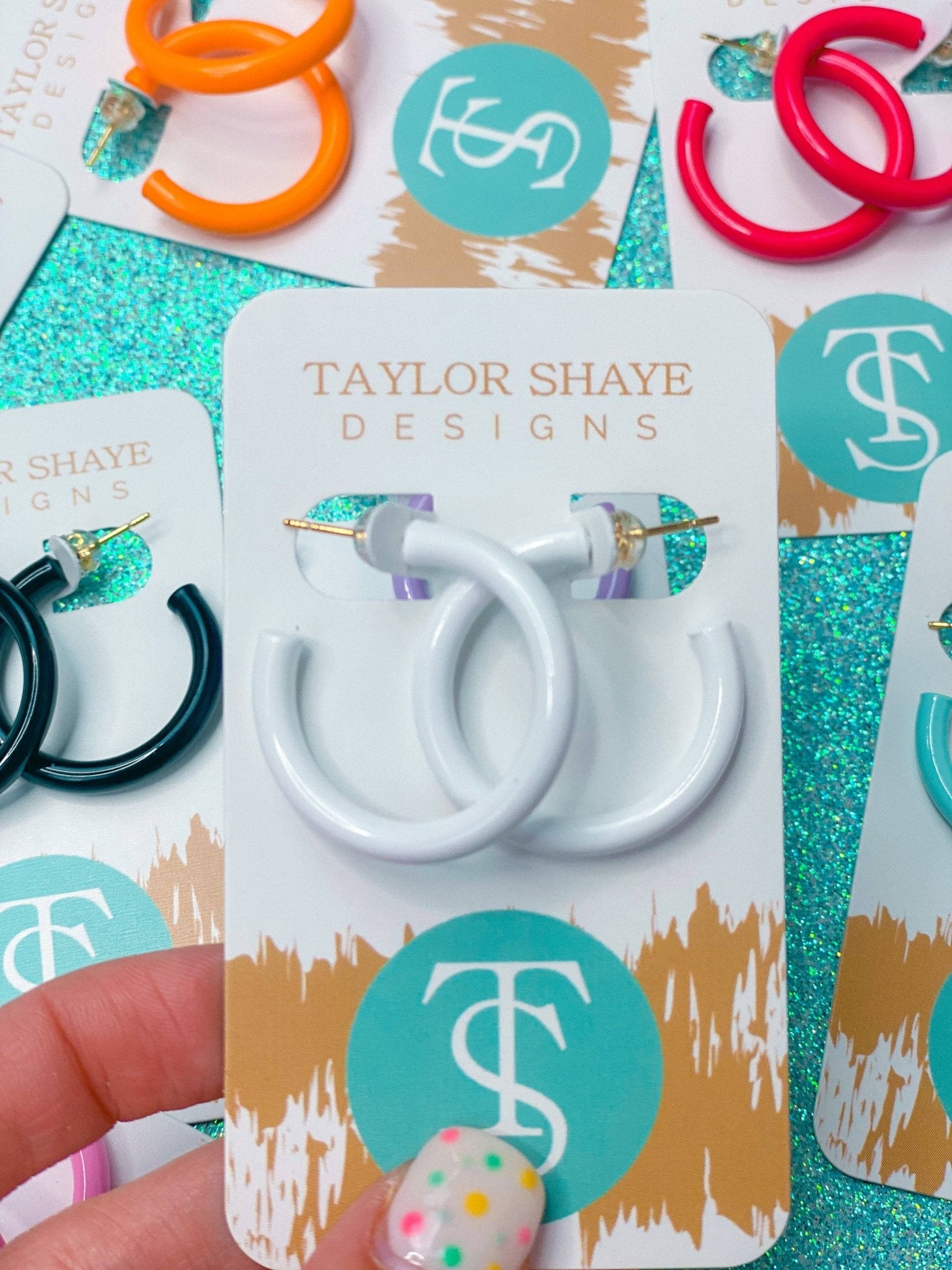 Colorful Enamel Hoops - Mercantile213