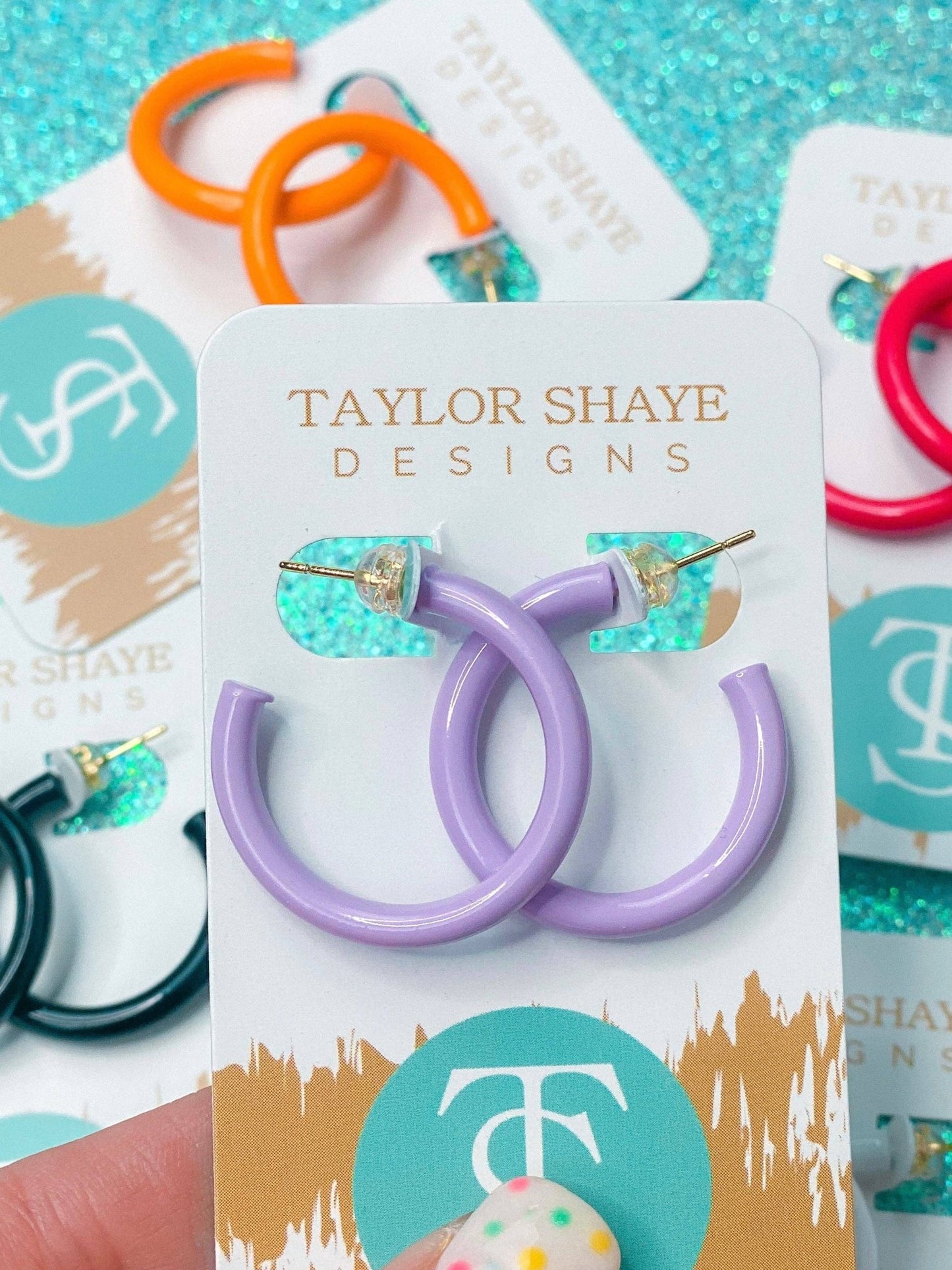 Colorful Enamel Hoops - Mercantile213