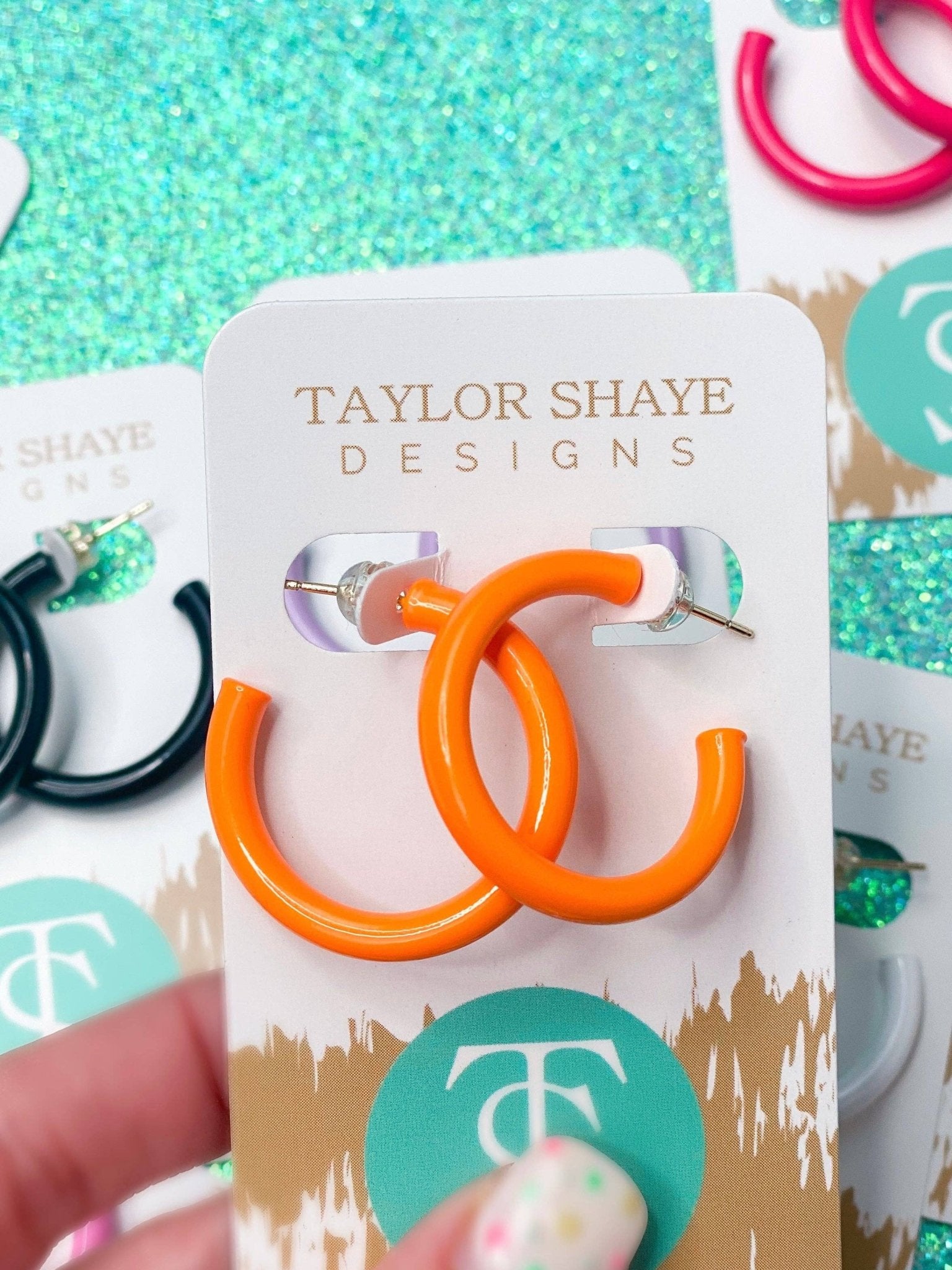 Colorful Enamel Hoops - Mercantile213