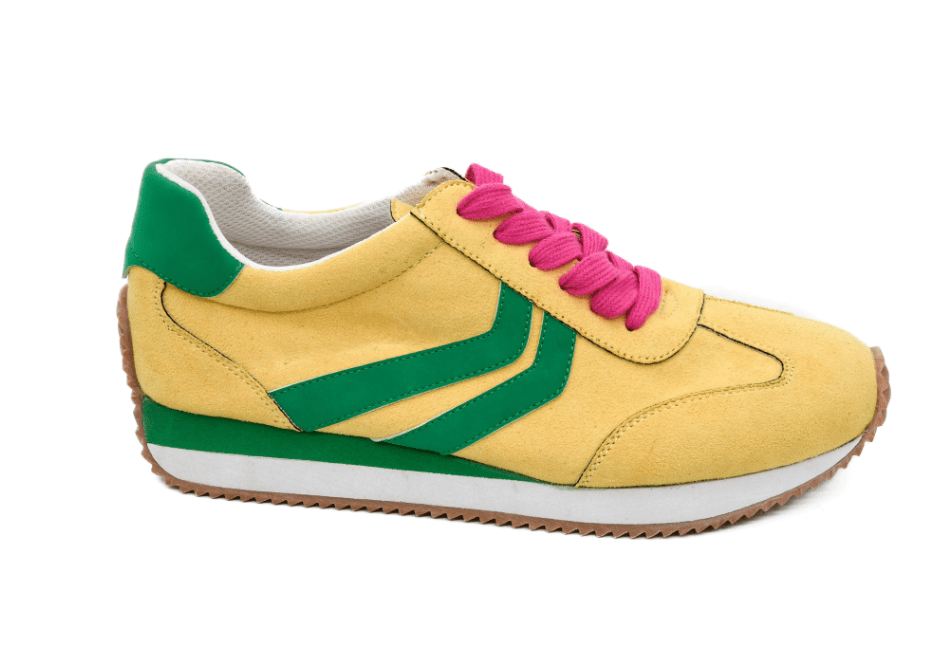Corkys Kickoff Sneakers - Yellow/Green Combo - Mercantile213