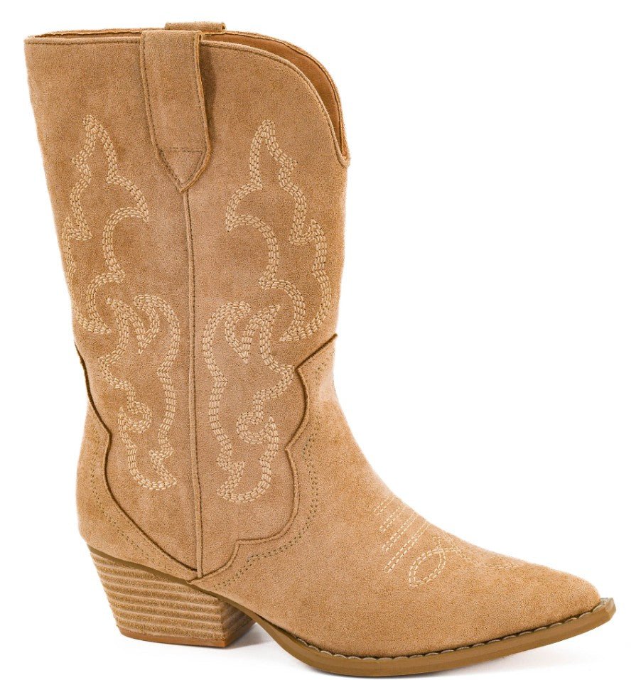 Corkys - Somebodys Problem - Camel Faux Suede - Mercantile213