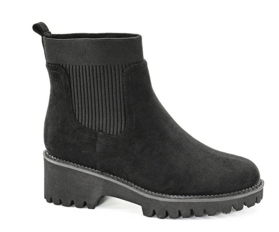 Corkys - Trail Mix - Black Faux Suede - Mercantile213