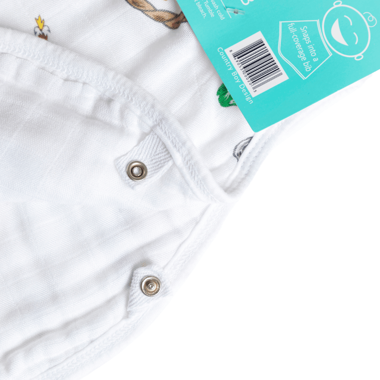 Country Boy 2 in 1 Burp Cloth and Bib Combo - Mercantile213