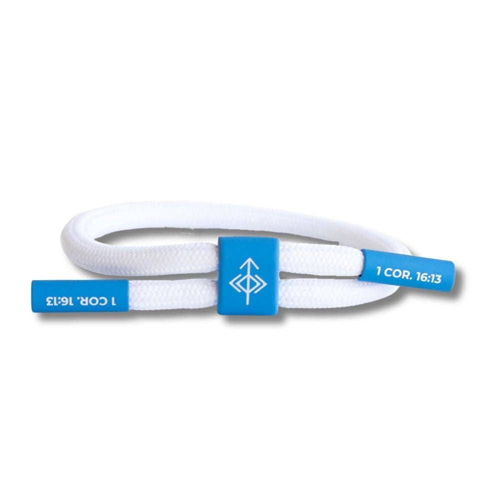 COURAGE + STRENGTH Bracelet, Christian Cord Bracelet - Mercantile213
