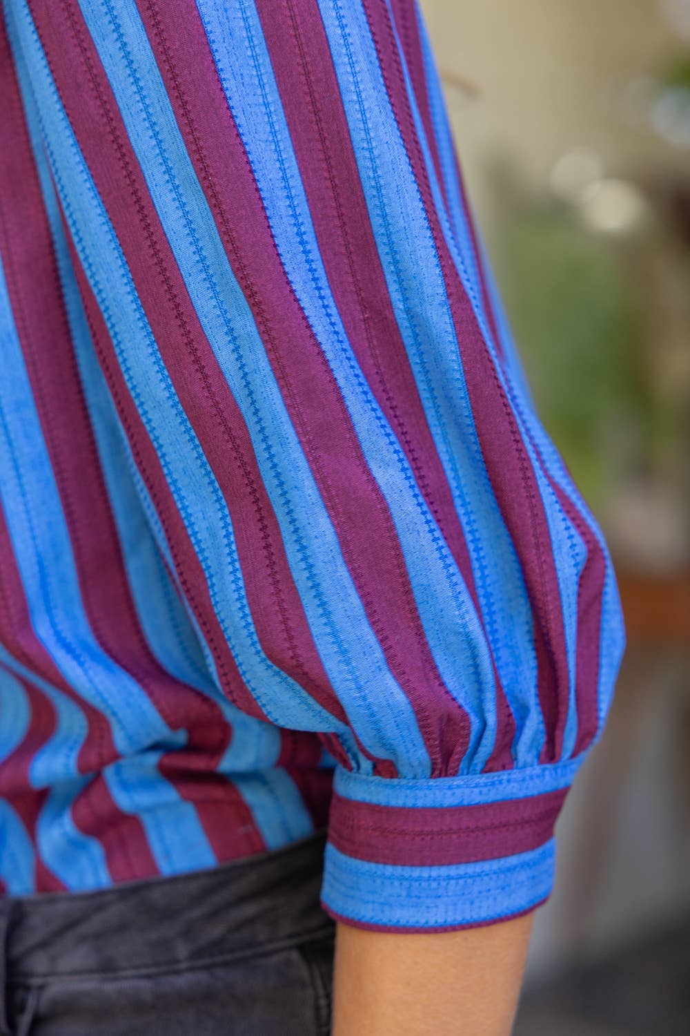 Blue Stripe Blouse